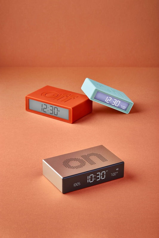 FLIP+ Radio-controlled reversible LCD alarm clock (EU)