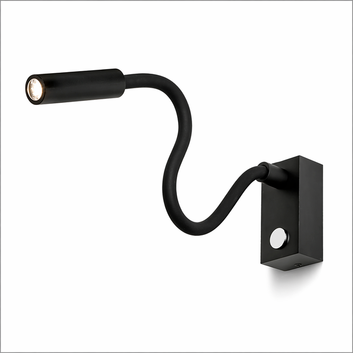 AIM Gömbölyű Nyakú LED - Rugalmas Fali Olvasólámpa (Rendl Light)