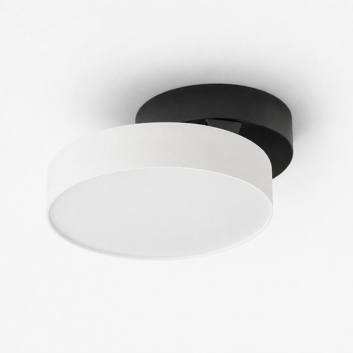 ARETHA Adjustable LED Surface-Mounted Spotlight — White & Black Integrated LED Ceiling & Wall Light (Rendl Light)