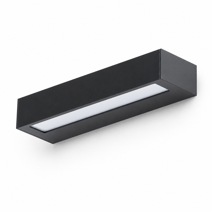ASTER 25 Outdoor LED Wall Lamp —  Up & Down Black Architectural Wall Light (Rendl Light)