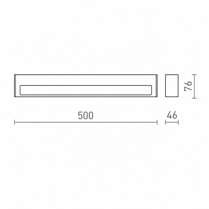 ASTER 50 — Outdoor Up & Down LED Wall Lamp (Rendl Light)