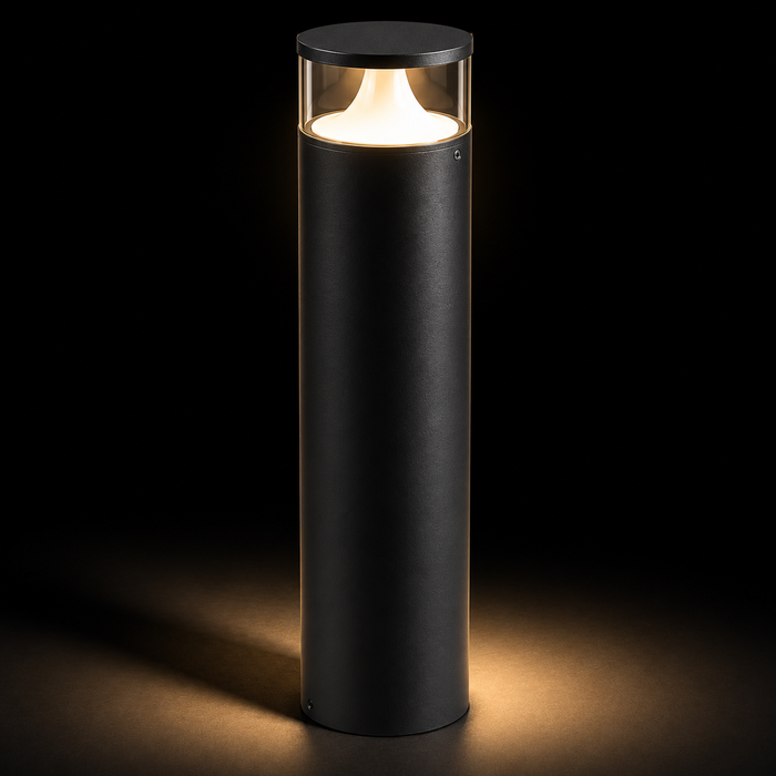 BRENDA 60 Outdoor LED Bollard Light — Modern Black Garden & Pathway Lamp (Rendl Light)