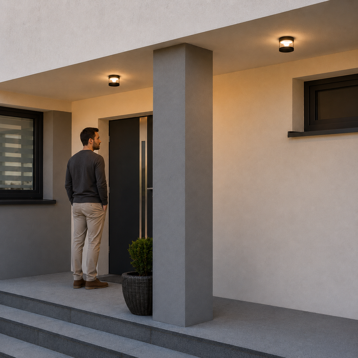 BRENDA Outdoor Surface-Mounted —  LED Wall Lamp (Rendl Light)