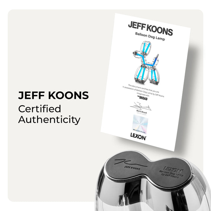 Lufi Kutya Lámpa LED Lámpa – Belső Asztali Világítás (Jeff Koons, Lexon)