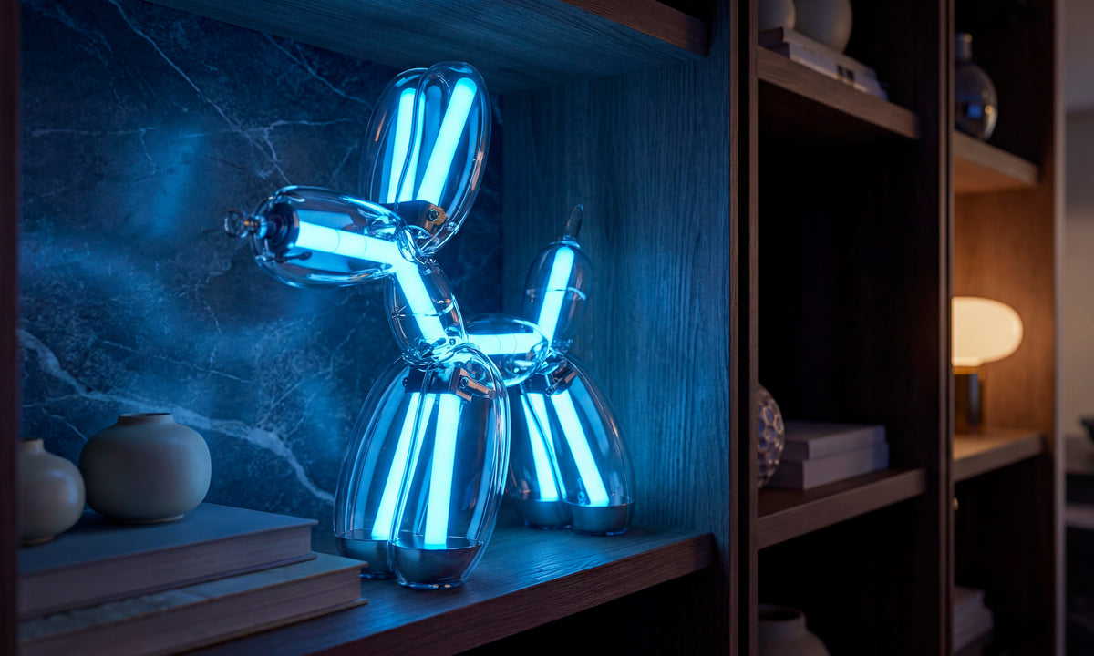 Lufi Kutya Lámpa LED Lámpa – Belső Asztali Világítás (Jeff Koons, Lexon)