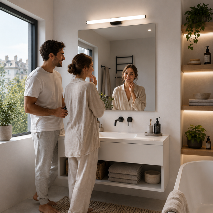 CASSAMBA 60 LED Bathroom Wall Light — Adjustable 3000K/4000K (Rendl Light)