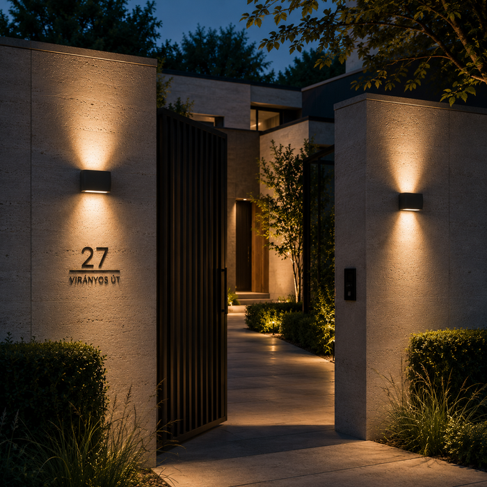 CHOIX 114 Outdoor LED Wall Lamp —  Up & Down Anthracite Wall Light (Rendl Light)