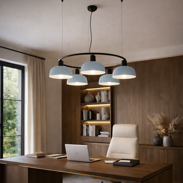 TATAWIN S 5L  Modern Circular Pendant Lamp (Adolfo Abejón, Faro Barcelona)