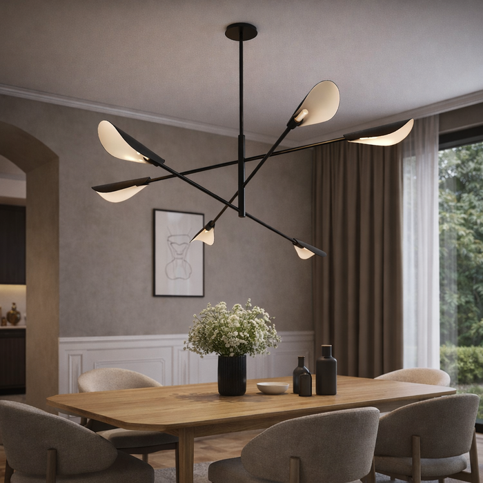 LIGGERA Modern Linear Suspension  Pendant Lamp (Faro Barcelona)