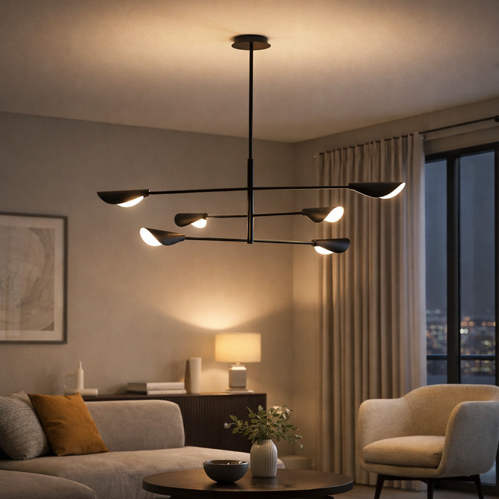 LIGGERA Modern Linear Suspension  Pendant Lamp (Faro Barcelona)