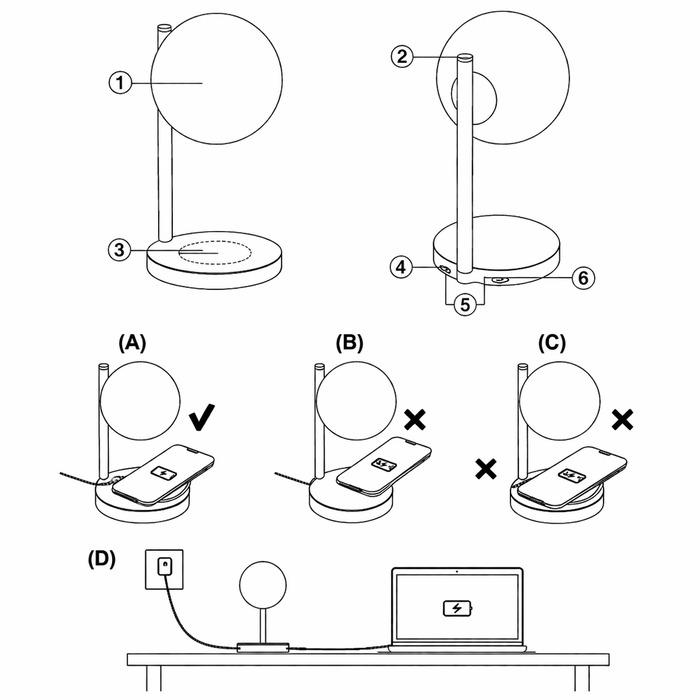 Bubble Lamp LED – Indoor table Light (Alain Berteau, Lexon)