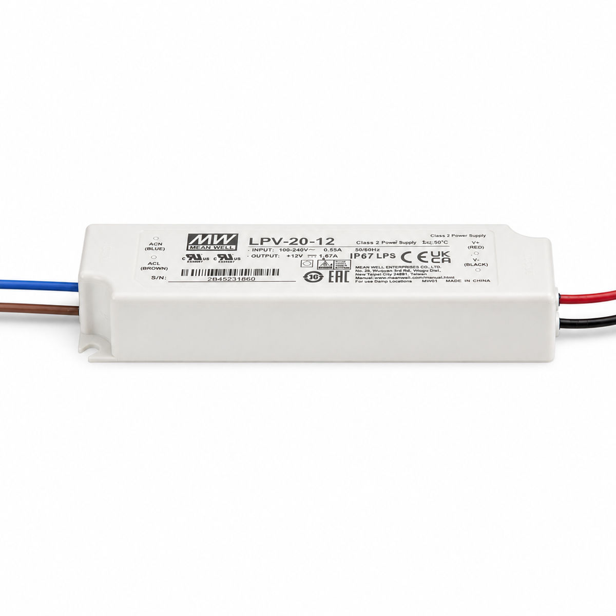 TRANSFORMER 12V= 15 — DC Transformer IP67 (Rendl Light)
