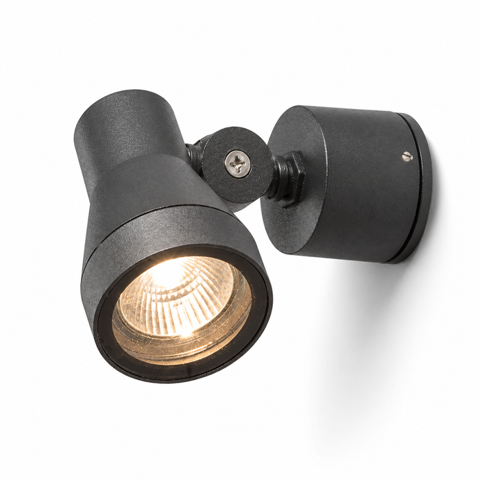 DIREZZA Outdoor Wall Spotlight - Adjustable GU10 IP54 (Rendl Light)