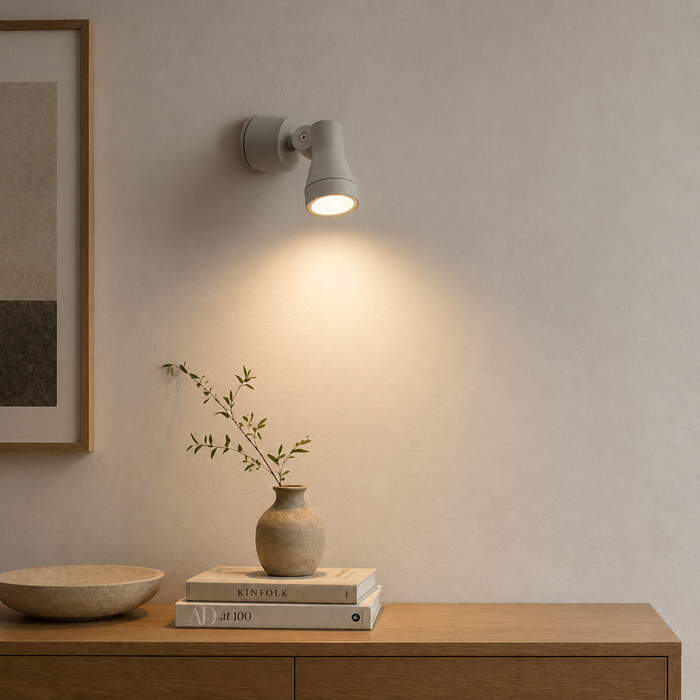 DIREZZA Outdoor Wall Spotlight - Adjustable GU10 IP54 (Rendl Light)