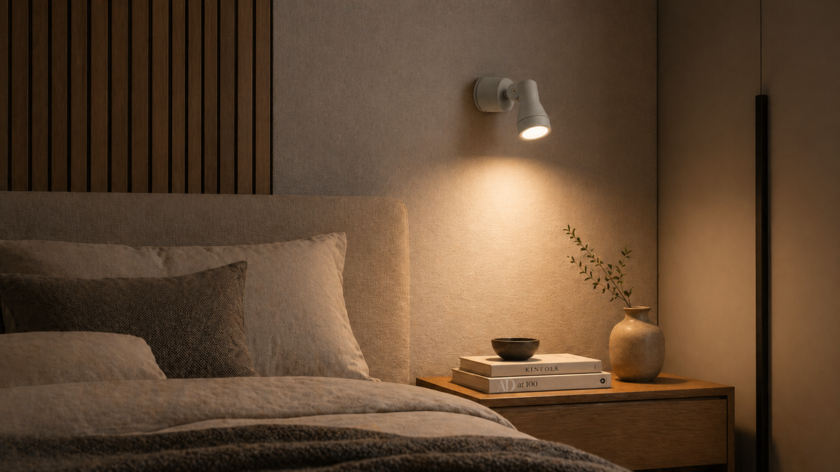 DIREZZA Outdoor Wall Spotlight - Adjustable GU10 IP54 (Rendl Light)