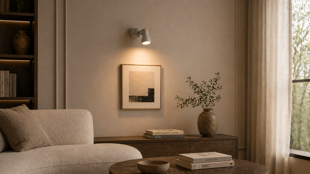 DIREZZA Outdoor Wall Spotlight - Adjustable GU10 IP54 (Rendl Light)