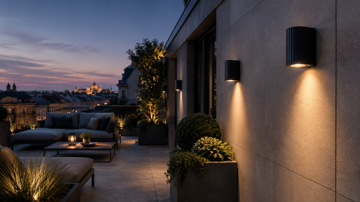 ESTELA —  1xGU10 Outdoor Wall Sconce (Faro Barcelona)