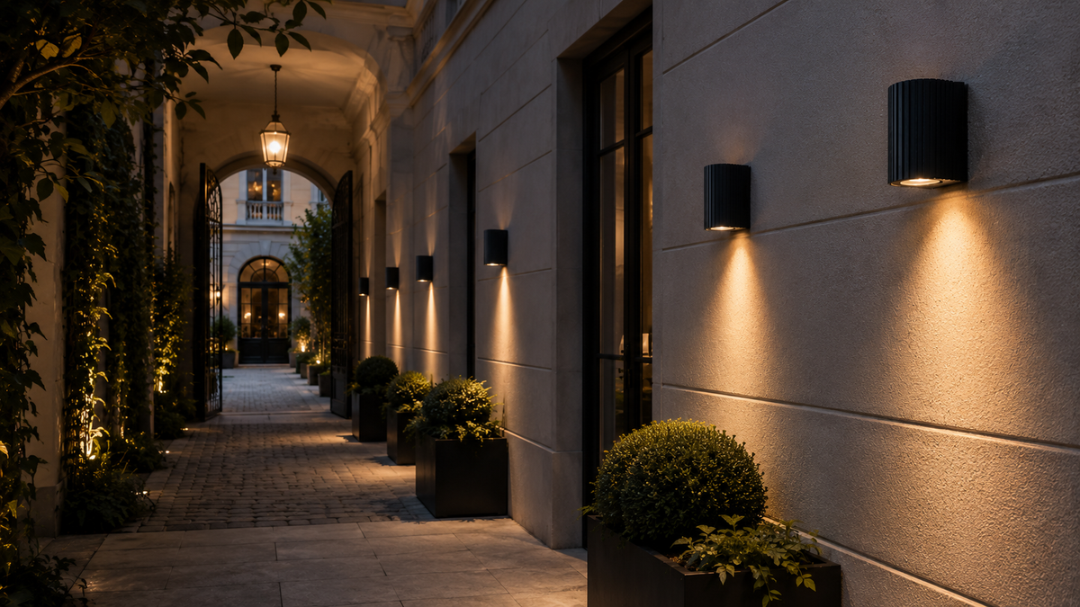 ESTELA —  1xGU10 Outdoor Wall Sconce (Faro Barcelona)