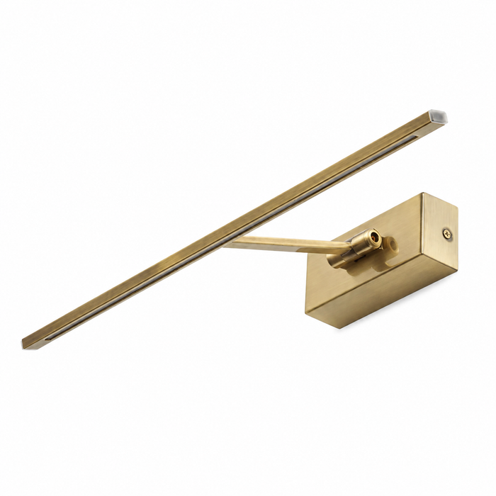 FRESCO 45 Adjustable LED Picture Wall Light — Old Copper - Black (Rendl Light)