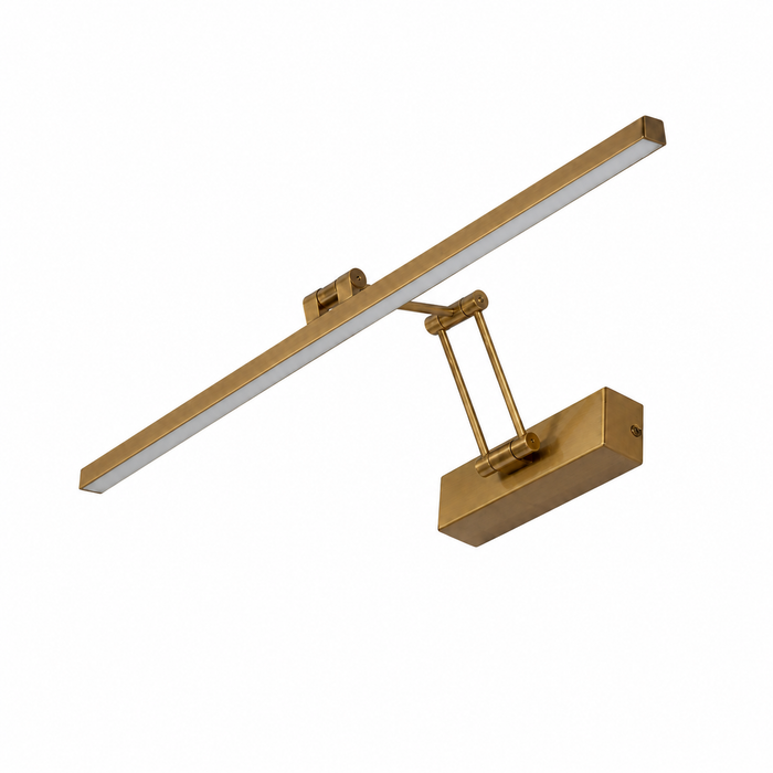 FRIDA 60 Adjustable LED Picture Wall Light —  Matte Black, Old Copper, Chromium (Rendl Light)