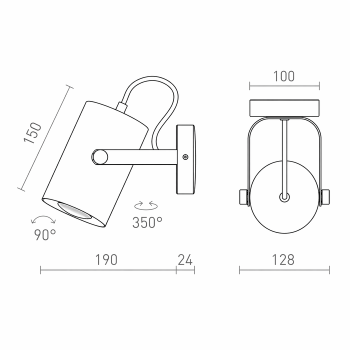 HAREN - Surface Mounted Lamp (Rendl Light)