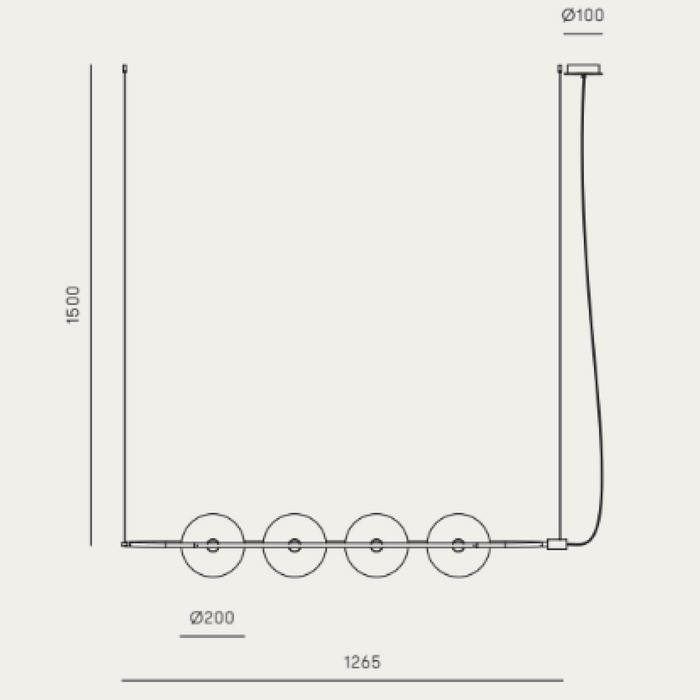 ABBACUS L Pendant Lamp – Indoor Pendant Light (Pepe Fornas, Aromas del Campo)