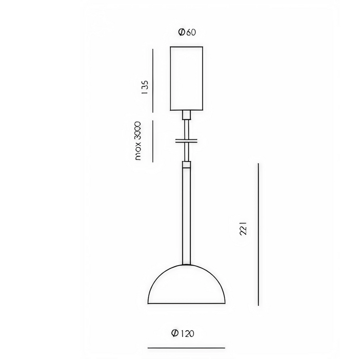 DUSSA S Pendant Lamp – Indoor Pendant Light (Pepe Fornás, Aromas del Campo)