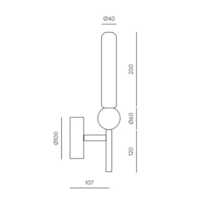 DELIE Wall Lamp – Indoor Wall Light (JF Sevilla, Aromas del Campo)