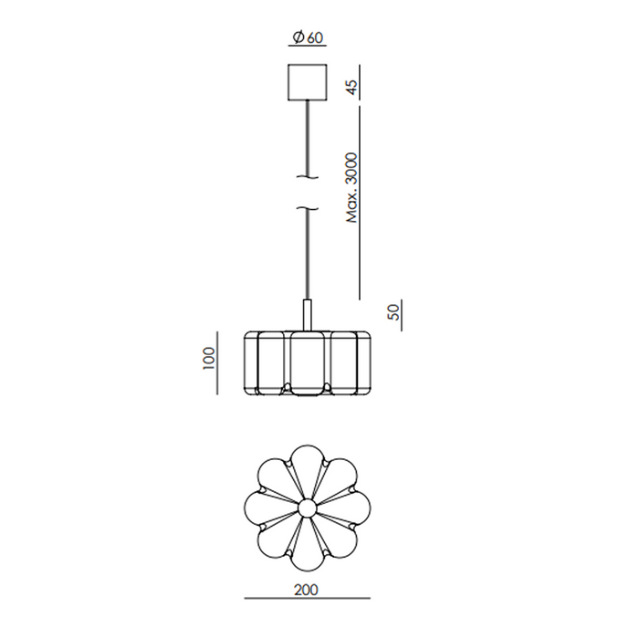 FLOW S Pendant Lamp – Indoor Pendant Light (AC Studio, 2024, Aromas del Campo)