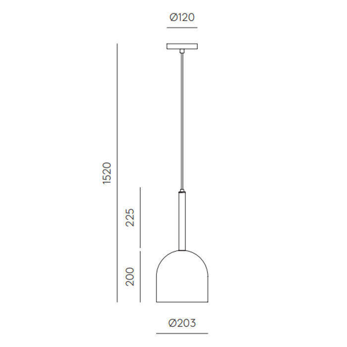 LUCA S Pendant Lamp – Indoor Pendant Light (AC Studio, Aromas del Campo)