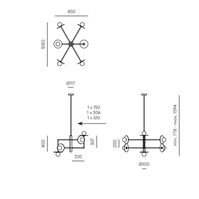 MIRO L Pendant Lamp – Indoor Pendant Light (AC Studio, Aromas del Campo)