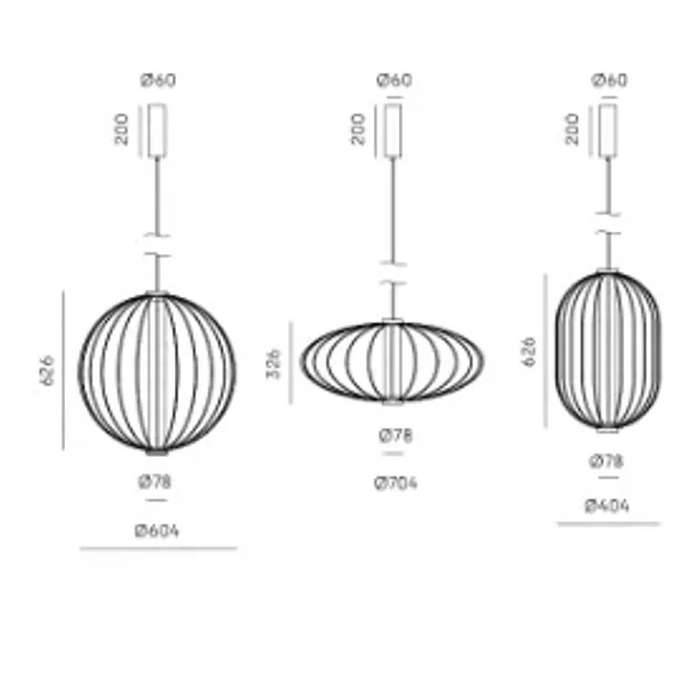 PEPO 40  Pendant Lamp – Indoor Pendant Light (José Fornas, 2023, Aromas del Campo)
