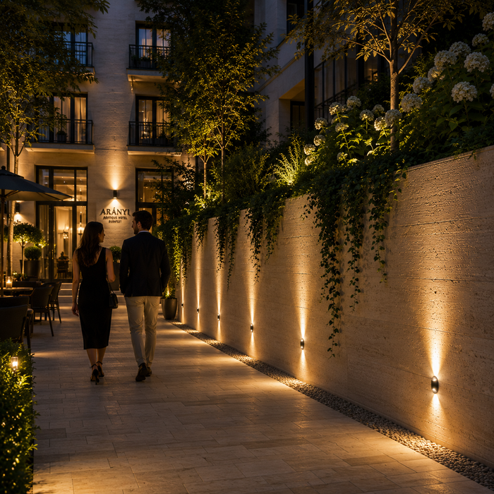 KICK II Recessed Outdoor LED Wall Light — Architectural Step & Orientation Light (Rendl Light)