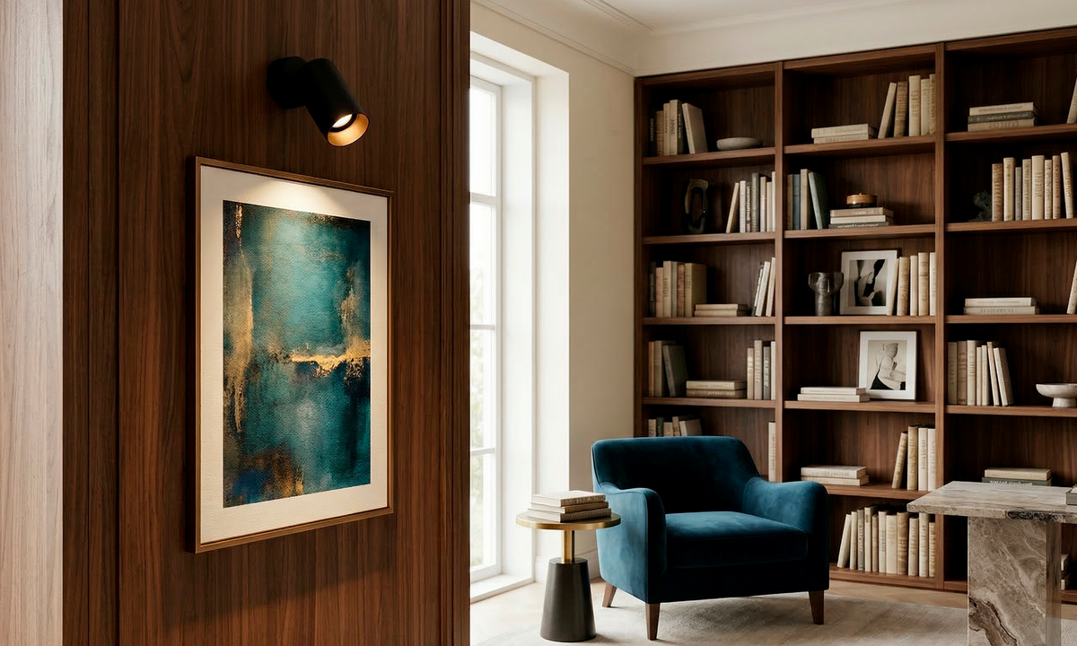 STAN Black – Indoor Wall & Ceiling Projector (Faro Barcelona)