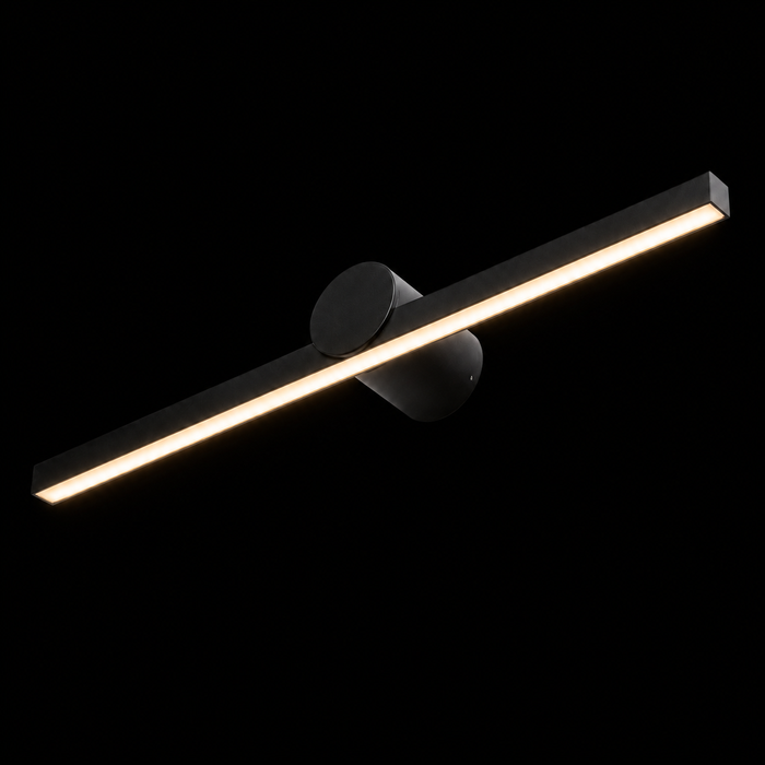 LUISA 60 Linear LED Bathroom Wall Light — Black (Rendl Light)