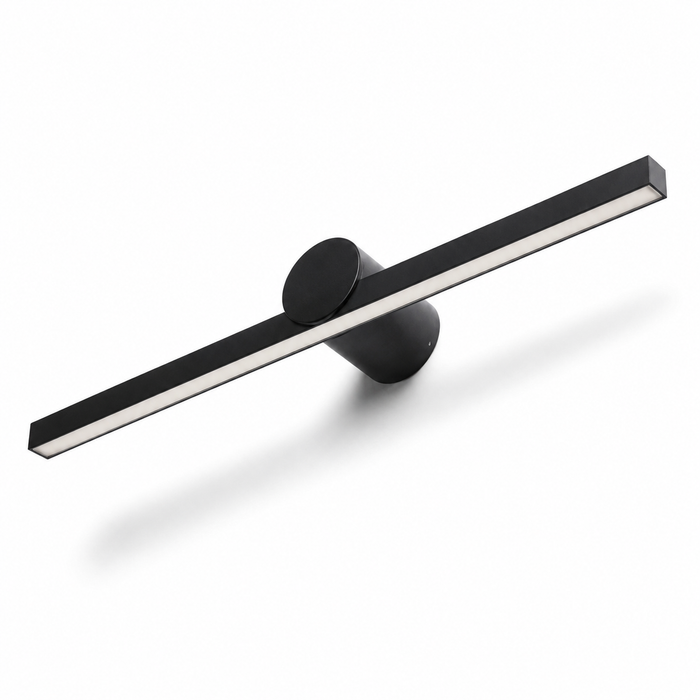 LUISA 60 Linear LED Bathroom Wall Light — Black (Rendl Light)