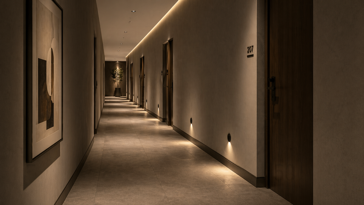 MEMPHIS R LED - Süllyesztett Fali Orientáló Lámpa (Rendl Light)