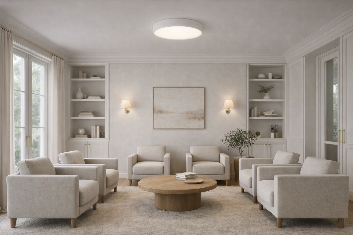 MEZZO 60 Ceiling Lamp - Dimmable LED Flush Mount Light (Rendl Light)