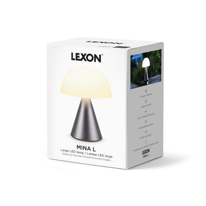 MINA L Table Lamp – Portable Indoor Lamp (Manuela Simonelli & Andrea Quaglio, Lexon)