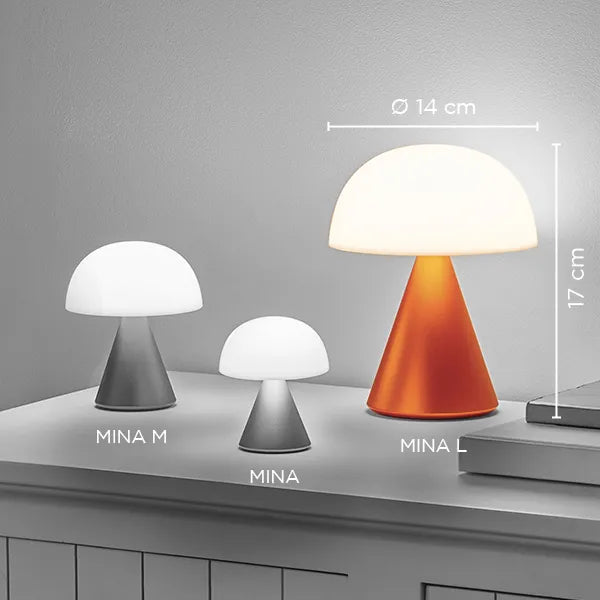 MINA L Table Lamp – Portable Indoor Lamp (Manuela Simonelli & Andrea Quaglio, Lexon)