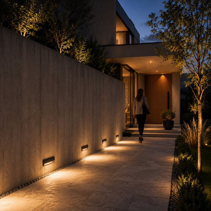 REP 27 Recessed LED Wall Light — IP65 Indoor & Outdoor Step Light (Rendl Light)
