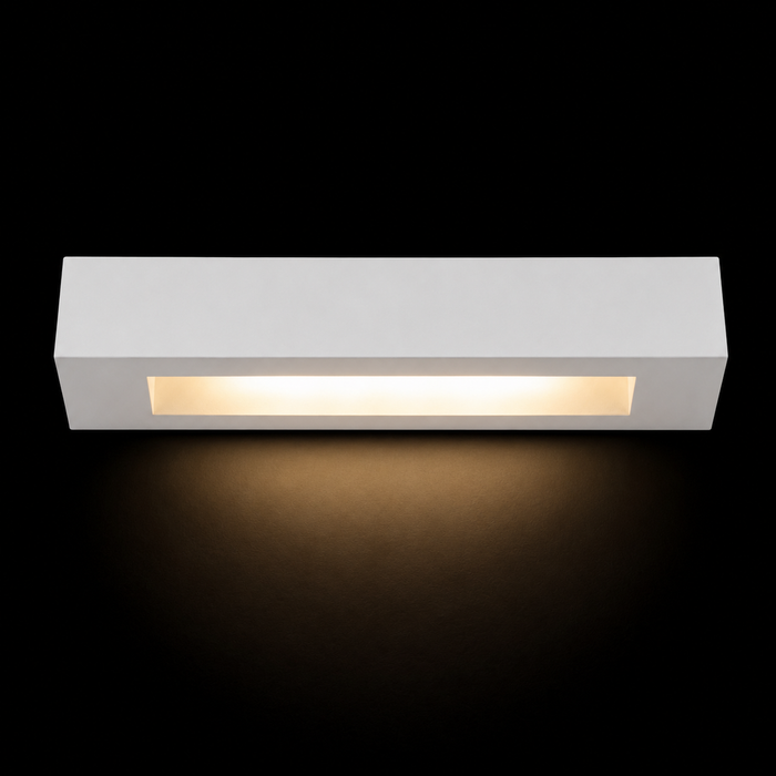 ROLO 36 Paintable Plaster Wall Light — Up & Down Lighting (Rendl Light)