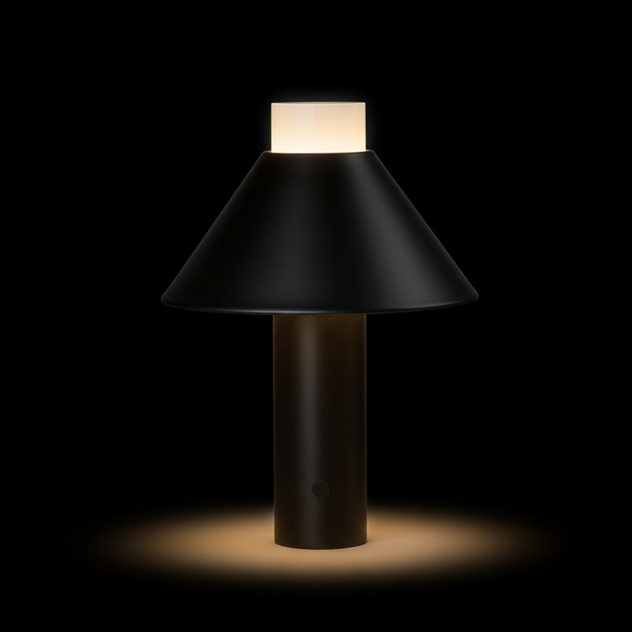 FUJI Black Portable Lamp – Indoor / Outdoor LED Lamp (saac Piñeiro, Faro Barcelona)