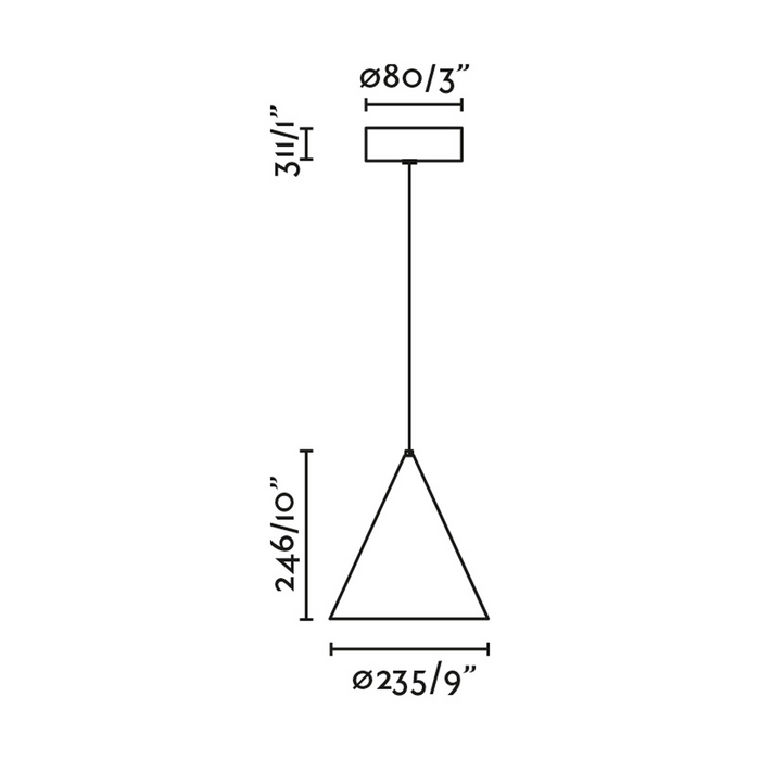 LINA Minimalist LED Pendant Lamp (Faro Barcelona)
