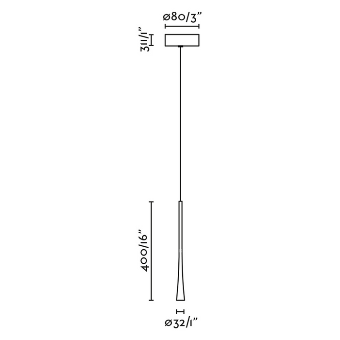 DIANA 400 Indoor Pendant Lamp  (Faro Barcelona)