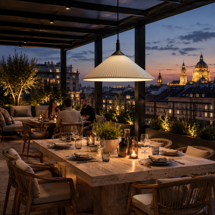 SAIGON R55 — Outdoor Pendant Lamp by Nahtrang (Faro Barcelona)