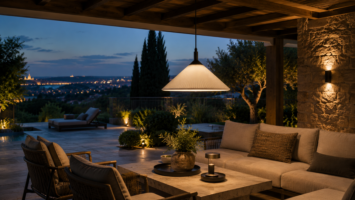SAIGON R55 — Outdoor Pendant Lamp by Nahtrang (Faro Barcelona)