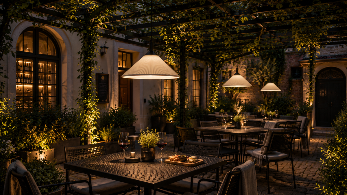 SAIGON R55 — Outdoor Pendant Lamp by Nahtrang (Faro Barcelona)