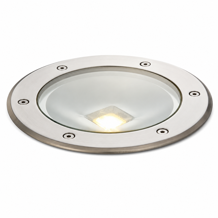 TERRA Outdoor Recessed Ground Light — Stainless Steel IP65 Integrated LED 3000K (Rendl Light)