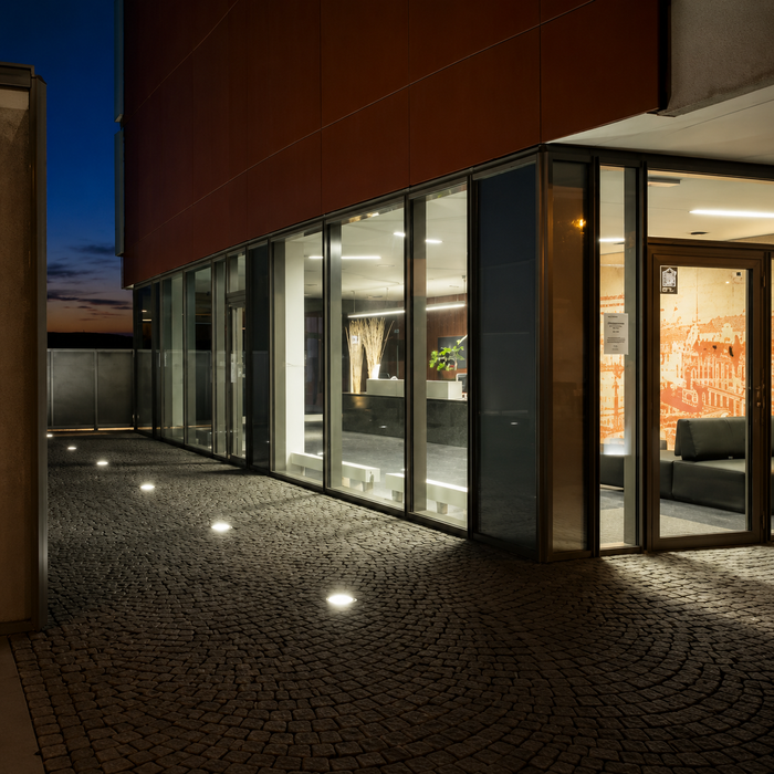 TERRA Outdoor Recessed Ground Light — Stainless Steel IP65 Integrated LED 3000K (Rendl Light)